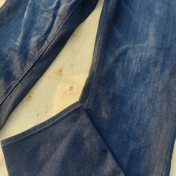 Lucky Brand Dark Blue Straight Leg Jeans Denim Women Sz 12/31. ( Bag D) - Picture 2 of 7